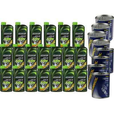 20L Motor Oil Fan Beacon Tsn 10W-40 4xMotor Doctor + Motor Flush