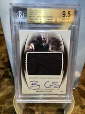 2014 Leaf Trinity Bronze Brandin Cooks RPA RC Jumbo Patch Auto POP 4 Bgs 9.5/10