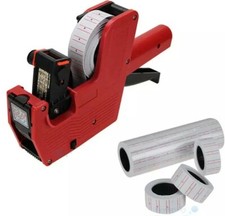 PREZZATRICE ETICHETTATRICE EURO + 11 ROTOLI ETICHETTE PREZZI + RICAMBIO Tampone
