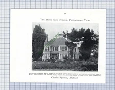 C1247) Rushmen Ipswich Charles Spooner / Redlands Four Oaks  - c.1906 Cutting