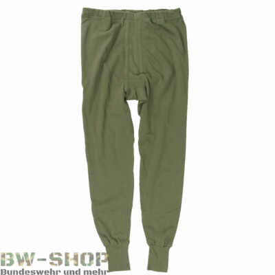 BUNDESWEHR UNTERHOSE MIT PLÜSCHFUTTER NEU BW HOSE WINTER OLIV GEFÜTTERT S-3XL