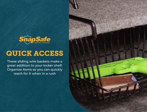 Cesta de alambre SnapSafe Undershelf - grande - Imagen 5 de 7