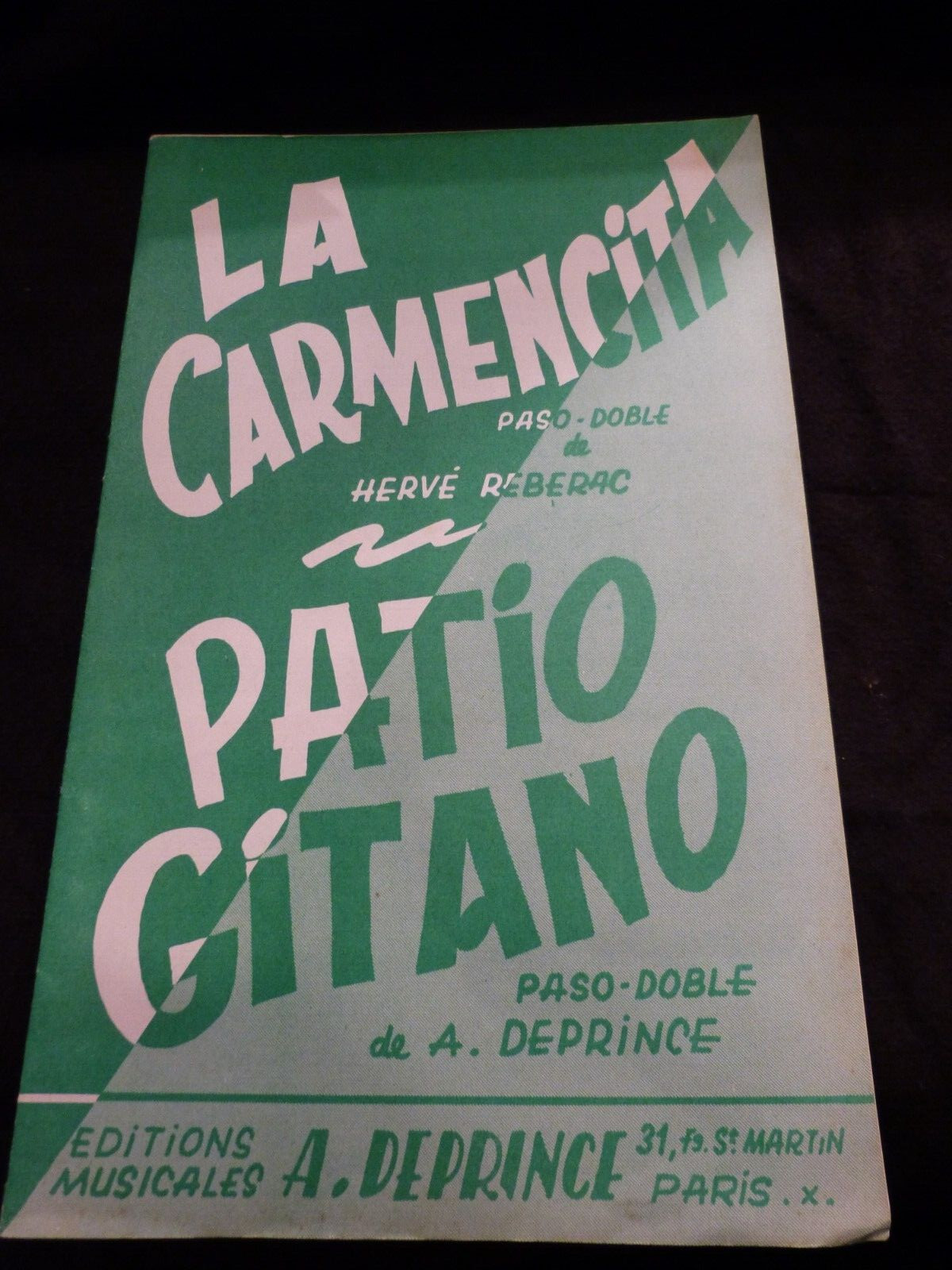 Partition The Carmencita Reberac Patio Gitano Deprince Sheet Music