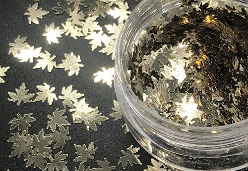 HERBST AHORNBLATT BLÄTTER 5mm NAIL ART GLITZER FORM PAILLETTEN 2g - Bild 7 von 14
