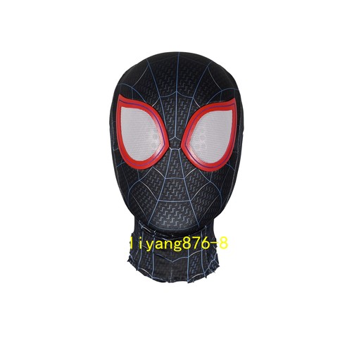 Spider-man Miles Morales Helmet Cosplay Full Face Mask Costume Props Halloween - Picture 6 of 14