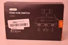 KVM SWITCH HDMI 2.0 4K@60HZ DOLBY VISION - 2 PORT - NEW OPEN BOX