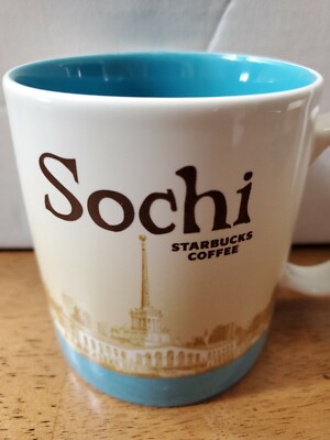 SOCHI Starbucks Mug Icon Series w SKU coffee RARE First Edition Russia VHTF MINT
