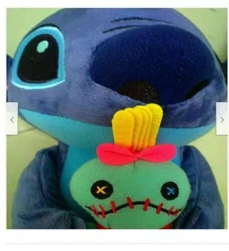 Disney Stitch - Peluche Avec Scrump 25 cm