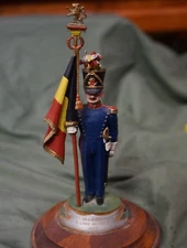Belgian Stadden 5th Line Regiment 1830 75mm w standard (@ display case)