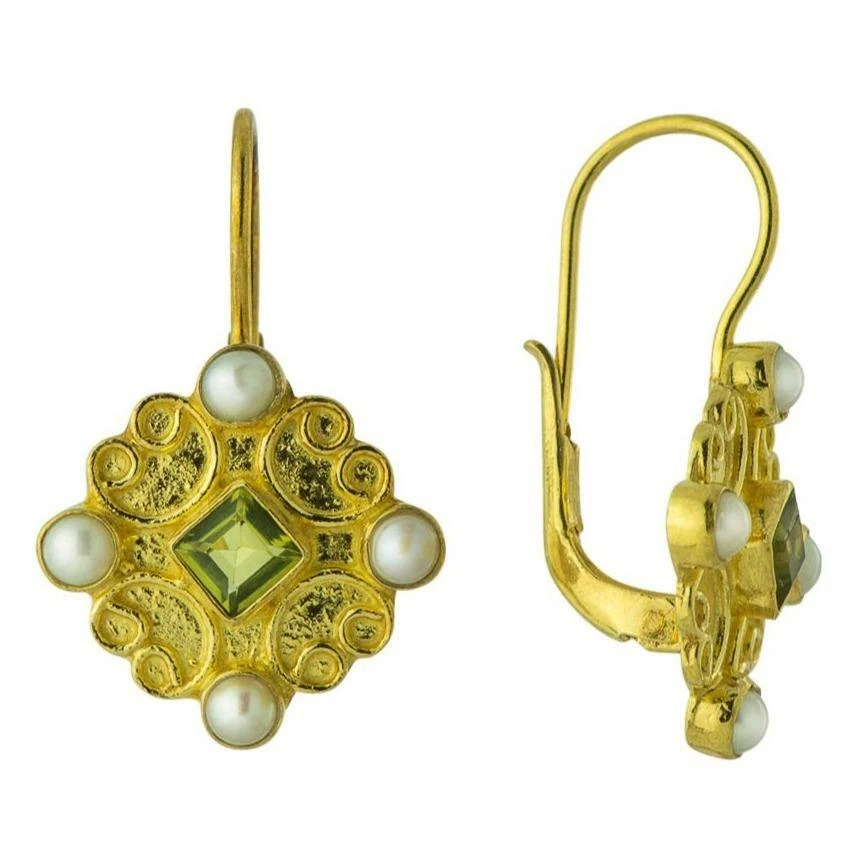 Peridot and pearl jewelry deals