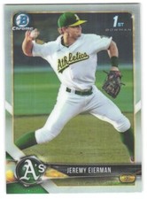 2018 Bowman Draft Jeremy Eierman #BDC-179 Chrome Refractors