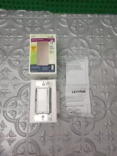 Leviton DSL06-1TW Decora Rocker Dimmer w/ Slide Bar White OPEN Box