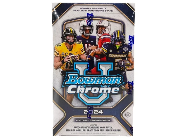 Rip & Ship - 2024 BOWMAN UNIVERSITY CHROME FOOTBALL HOBBY BOX