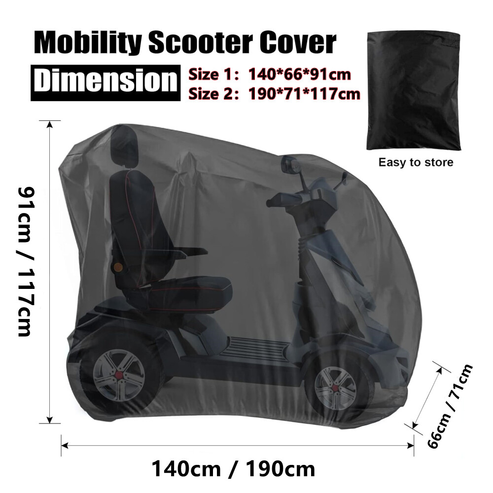 Mobility Scooter Heavy Duty Outdoor Storage Shelter Rain Cover
