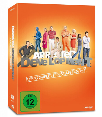ARRESTED DEVELOPMENT komplette Staffel 1-3 - COMEDY TV-SERIE 8 DVD BOX NEU DVDs