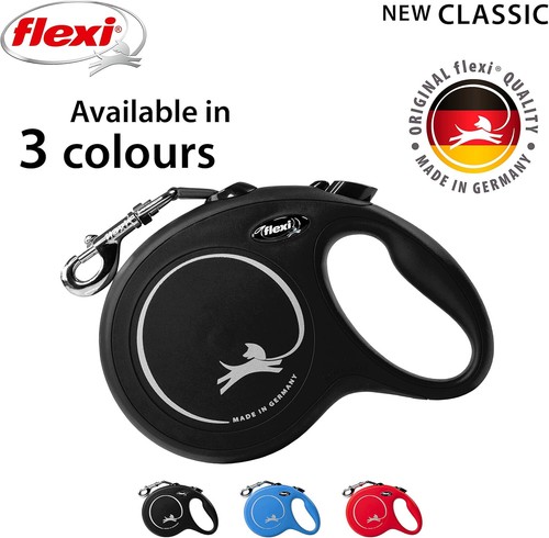 Flexi Giant Neon Tape Large 50kg 5 meter Dog Lead - Black - Picture 5 of 8