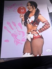 Roxanne Perez Signed 11x14 Jsa Cert Hand Print Wwe Nxt Full Sig 