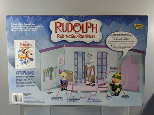 NUEVO JUEGO SELLADO LANE DE MEMORIA RUDOLPH EL RENO NARIZ ROJA LOS ELFOS TOY SHOP - Imagen 3 de 7