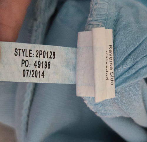 Vineyard Vines Corduroy Jeans Womens 2 Light Blue Pants Low Rise Ankle - Picture 11 of 12