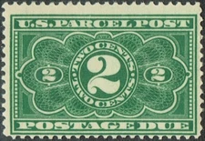 USA 1913 Parcel Post Postage Due Scott JQ2 MNH (CV: $160 US)