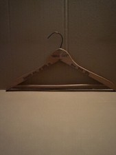 Vintage Wooden Clothes Hanger "Hotel Taft" New York City NY Advertising