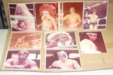 Vintage WWF Personal Photo Lot Ivan Putski Chief Jay Strongbow More