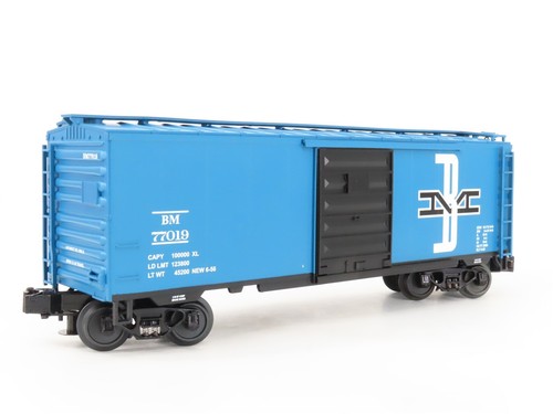 O Gauge 3-Rail MTH 20-93118 BM Boston & Maine 40' Single Door Box Car #77019 - Picture 4 of 12