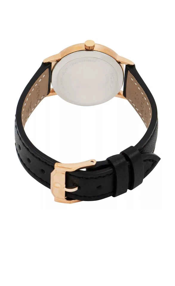 Nuevo reloj Movado para mujer museo clásico esfera negra oro rosa 0607320 Foto 2 de 3