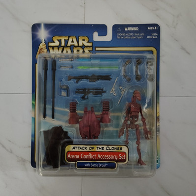 Arena Conflict Accessory Set STAR WARS 2002 Saga Collection NEW MOC