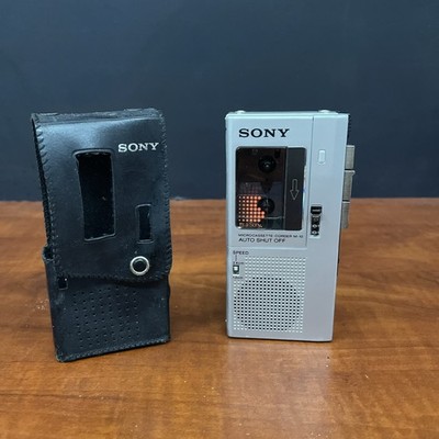 Vtg Sony M-10 Micro Cassette-corder With Case