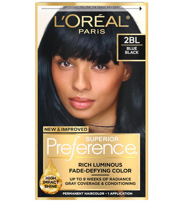 L'Oréal Paris Superior Preference Permanent Hair Color - 2BL Blue Black