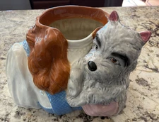 LTD ED Star Jars Wizard of Oz Dorothy & Toto Cookie Jar Missing Dorothy Head