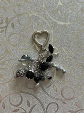 Black Dragonfly Bag Charm for Shoulder Bag Handbag Tote Key Chain Purse 