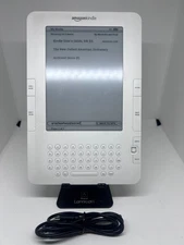 Amazon Kindle Keyboard White 2nd Generation Model D00701  2GB (Read Listing)