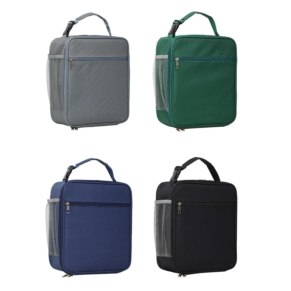 1Pcs Men Women Lunch Box Insulated Lunch Bag w/Handle for Work Picnic Travel - Image 3 of 3