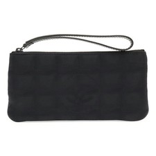 Chanel New Travel Line Makeup Pouch Women Black One Size