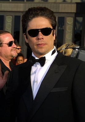 Benicio Del Toro during The 8th Screen Actors Guild Awards Arrival- Old Photo