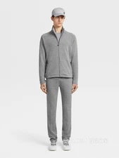 Zegna Gray Techmerino Wool  Men's PANTS ONLY  Size US XXL NWT $675