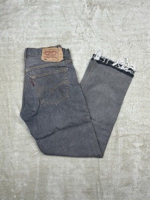 Levi s 501 Grau Vintage W31 L34 Herren Jeans Straight Fit Straight Fit Y2K Denim