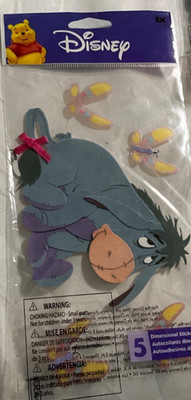 Disney E eyore  3D Dimensional Stickers Jolee's EK Success winnie the pooh