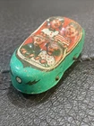 J. Chein Roller Coaster Green Tin Car Toy Vintage