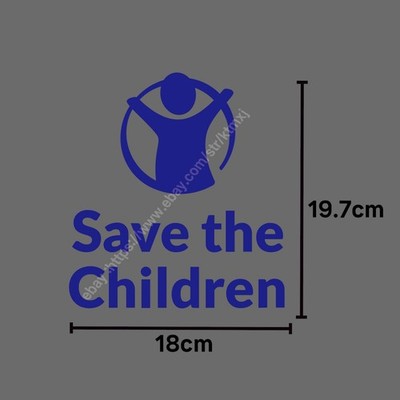 2024/25 Juventus Back Sponsor Save the Children Patch 18x19.7cm