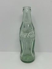 Vintage 1979 Green Glass Coca-Cola 6.5oz Hobbleskirt Bottle ACL Syracuse, NY