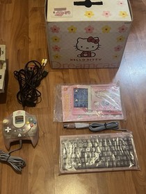 SEGA Dreamcast HELLO KITTY  Red Console TESTED - US SELLER