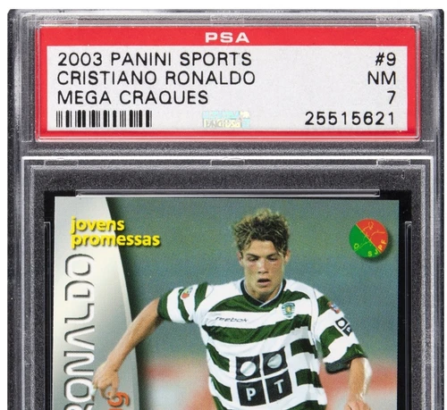 2002-03 Cristiano Ronaldo Mega Craques PSA 7