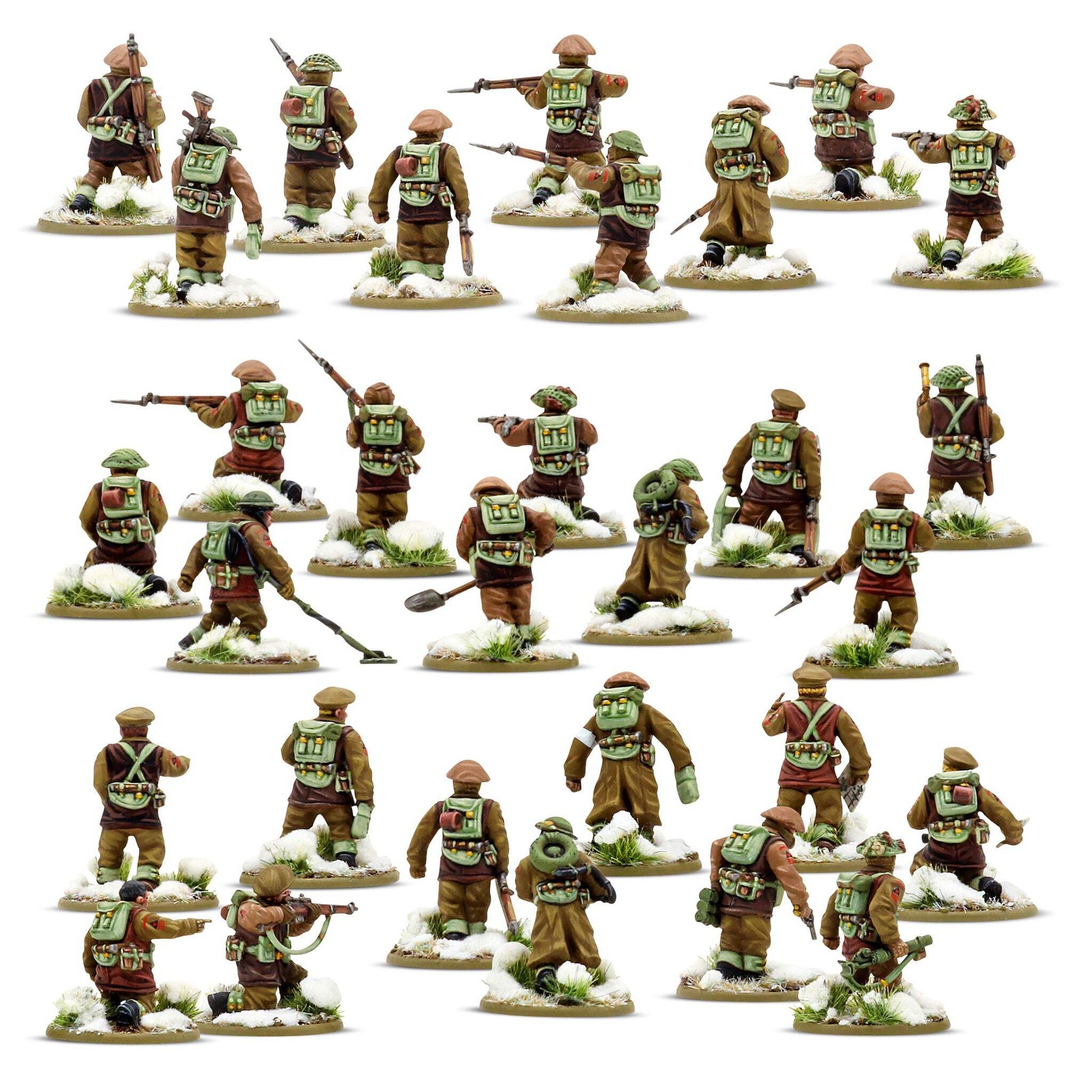 Bolt Action British & Canadian Infantry (Winter) Platoon - Image 4
