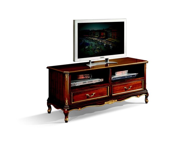 Klassisches Sideboard Tv Lowboard Rtv Schrank Tisch Wohnzimmer Holz MöBel Neu-image