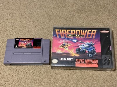 Firepower 2000 (Sunsoft, 1992) in rental case with manual , pls read , tested