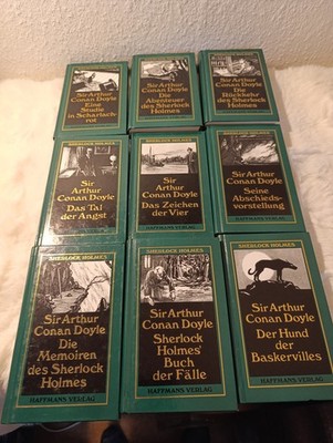 SAMMLUNG PAKET - 9 Hardcover - SIR ARTHUR CONAN DOYLE - Sherlock Holmes