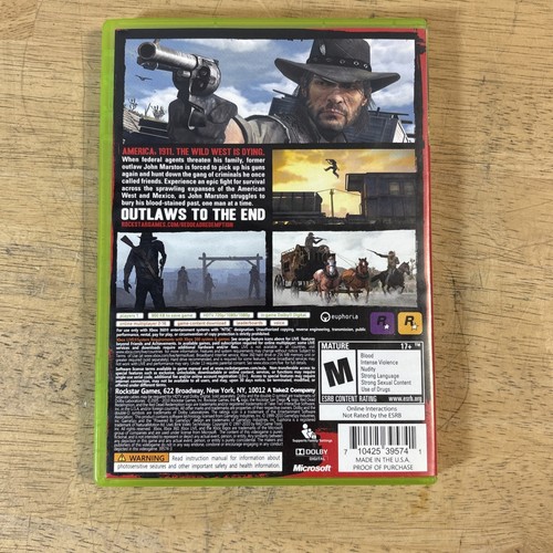 Red Dead Redemption Xbox 360 - With Manual No Map Tested - Picture 4 of 4